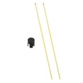 thumbnail image 2 of bedienty Golf Alignment Stick Putting Aiming Swing Trainer for Exercise Gym Beginners Yellow 122cm, 2 of 3