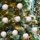 thumbnail image 5 of CaiYueKe 12PCS Christmas Tree Ornaments Decorative Balls Holiday Party Decor Shiny Glitter Plastic Hanging Balls Festive Home Decorations Seasonal Celebration, 5 of 8