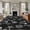 Black, variant on 5'x8' Area Rugs, Black Coastal Indoor Outdoor Area Rug for Living Room Bedroom, Nautical Starfish Jellyfish Seahorse Washable Bathroom Rugs Kitchen Floor Carpet Mats Home Decor Aesthetic