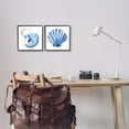 thumbnail image 2 of Stupell Industries Serene Blue Seashell Clam Simple Design , 12 x 12, Design by Mercedes Lopez Charro, 2 of 5