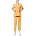 thumbnail image 2 of BVOFAR Ensemble de Blouses Médicales pour Femmes Col en V & Pantalons Jogger Uniforme Médical Extensible avec Poches, 2 of 6
