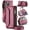Hotpink, variant on For iPhone 14 Crossbody Wallet Case with Card Slots Zipper Pocket,PU Leather Magnetic Flip Folio Wristlet Shoulder Strap 3-in-1 Crossbody Phone Case Wallet for Women Men,Hotpink