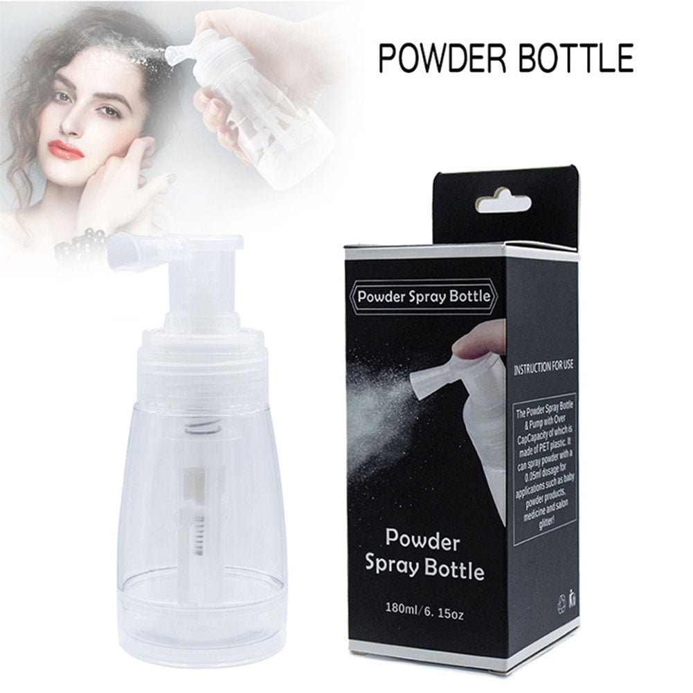 Empty Powder Spray Bottle With Locking Nozzle Refillable 180ml 期間限定キャンペーン