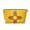 Gold, variant on Flag Of New Mexico Travel Handbag Leather Purse Organizer Tidy Bag Purse Toiletry Clutch For Women