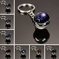thumbnail image 2 of Jumpingount 12 llaveros de constelaciones, moderno, Simple, cielo estrellado, nebulosa, llavero luminoso, piedra del tiempo, bola de cristal, arte, Ropa, zapatos y accesorios Miscelánea gini, 2 of 6