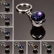 thumbnail image 4 of Llaveros de Metal Qarigey cielo estrellado doble cara, 4 of 6