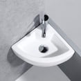 thumbnail image 3 of Lavabo de Baño XIFIRY Esquinero de Pared 33x33x13 cm, 3 of 7