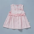 thumbnail image 2 of MEZZALL Toddler Girls Summer Sleeveless Dress Casual Playwear Elastic Waist Comfortable Outfits For 1-5 Year Olds Relaxed Fit Baby Wear, 2 of 3