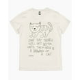 thumbnail image 6 of Drawing Of A Cat T-Shirt Australia Online colour_white, 6 of 8
