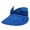 Blue, variant on Women Outdoor Sports Beach Sun Visor Hat UPF 50+ Adjustable Lightweight Breathable Wide Brim for Travel Hiking Blue Blue