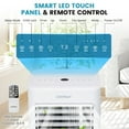 thumbnail image 4 of Costway 5000 BTU (8000 BTU ASHRAE) Portable Air Conditioner 4-in-1 AC Unit with Cool Fan Dehum Sleep Mode, 4 of 11