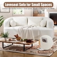 thumbnail image 5 of Loveseat Sofa Compact 2-Seat Couch, Perfect for Apartments, Living Room, Small Spaces, 5 of 9