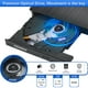thumbnail image 4 of Haiway Unidad de DVD externa, USB 3.0 Tipo-C Grabadora de CD CD portátil DVD +/-RW Unidad óptica Slim CD DVD ROM Regrabadora Reproductor de CD/DVD Lector para computadora portátil Computadora MacBook, 4 of 5