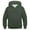 #001-Army Green, variant on Xyxonk Fashion Hoodies for Boys Kids Hooded Sweatshirt Solid Long Sleeve Hoodies Basic Pullover Top for Teen Casual Clothes Shirts for Kids Size 13-14 Years Green 160