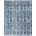thumbnail image 3 of SAFAVIEH Brentwood Braelyn Damask Area Rug, Navy/Light Gray, 9' x 12', 3 of 10