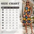 thumbnail image 2 of HELLHERO Easter Egg Asymmetric Beach Skirt, Side Pockets Summer Sleeveless Dress Non-Fade Non Fade Sleeveless Sundress for Vacation Dating, 2 of 8