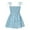 Blue, variant on Girls Dresses Baby Girl Clothes Toddler Summer Daisy Slip Dress Floral Beach Dress Flower Suspender Dress Sling Dress