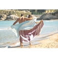 thumbnail image 2 of Toalla de playa Bazaar Anatolia, algodón burdeos, 180 x 99 cm, 2 of 9