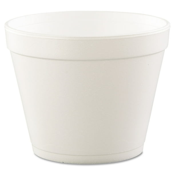 Dart Foam Containers, 24 oz, White, 25/Bag, 20 Bags/Carton DCC24MJ48