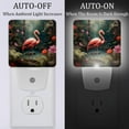 thumbnail image 2 of Flamingo LED Square Night Lights - Modern and Energy Efficient Room Lighting for a Peaceful Ambience - Dimmable with Remote Control - for Bedroom or Nursery Décor, 2 of 6