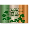thumbnail image 2 of Door Mat 31.5"x20" Welcome Mat Front Floor Mats, Non Slip Indoor Carpet/Absorbent Outdoor Shoes Scraper, Happy Greetings for St. Patrick''s Day Irish Flag Clover Low-Profile Rugs Doormats for Entryway, 2 of 6
