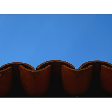 - Framed Art For Your Wall Roof Orange Tile Sky Roofing Red Latin America 10x13 Frame