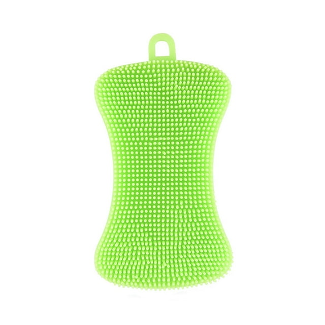 Rbaofujie Éponge en Silicone pour Vaisselle, Brosse à Récurer de Cuisine