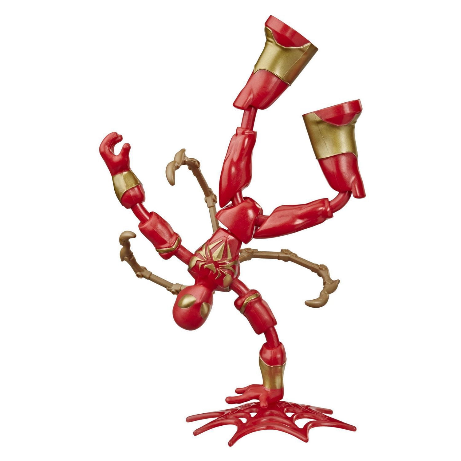 Marvel Spider-Man Bend and Flex, figurines articulées Iron Spider