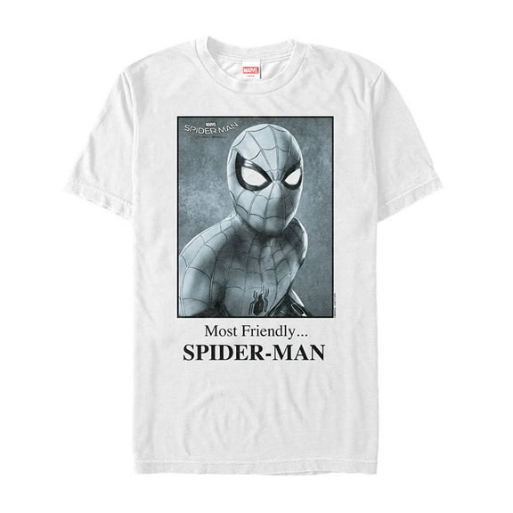 Men's Marvel Spider-Man: Homecoming Photo Graphic Tee White Large
