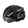 thumbnail image 1 of Naiovety Casco de escalada ampliamente utilizado para aventuras al aire libre, cómodo casco de seguridad para bicicleta de montaña PC Ciclismo en blanco y negro, 1 of 6