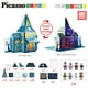 thumbnail image 3 of Bloques de construcción PicassoTiles Haunted House con 8 figuras, 57 piezas, 3 of 9