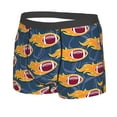 thumbnail image 5 of Goofa Burning Rugby Balls Printed Men's Boxer Briefs Underwear, Moisture-Wicking Underwear, Trunk,Soft and Breathable Cotton Underwear-XX-Large, 5 of 9