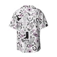 thumbnail image 2 of KLL Cowboy Print Men's Shirt Short Sleeve Button Down Summer Cuba Beach Shirts- Large, 2 of 7
