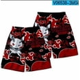 thumbnail image 3 of Pantalones cortos con estampado digital 3D de anime ONE Piece Monkey D Luffy Roronoa Zoro Ace Edward Newgate Kaidou, pantalones cortos casuales holgados para playa, 3 of 5