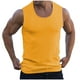 thumbnail image 2 of pstuiky Camisetas interiores de tirantes para hombre, Camiseta deportiva informal ajustada a rayas de color liso con cuello redondo y sin mangas para hombre Chaleco para hombre m, 2 of 3