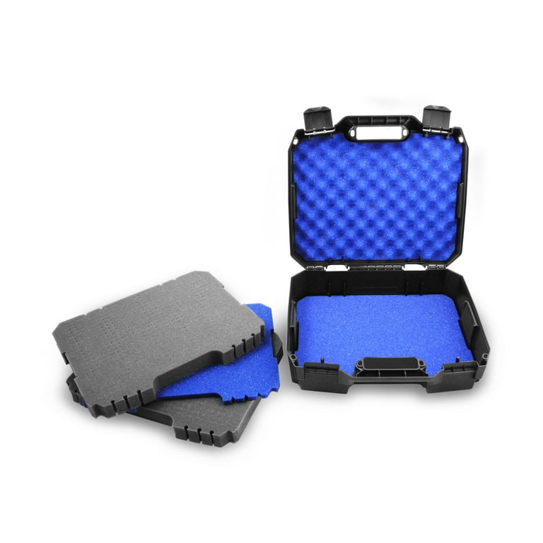 CASEMATIX Hard Shell Case with Shock-Absorbing Foam Fits up to 15 Inch  Laptop and Accessories TAC17-BRDRFOAM-BLUE-LPT - Best Buy