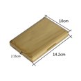 thumbnail image 3 of Solid Wood Bassoon Reed Case Holder Box Wooden Walnut for 6pcs Bassoon Reeds, 3 of 8