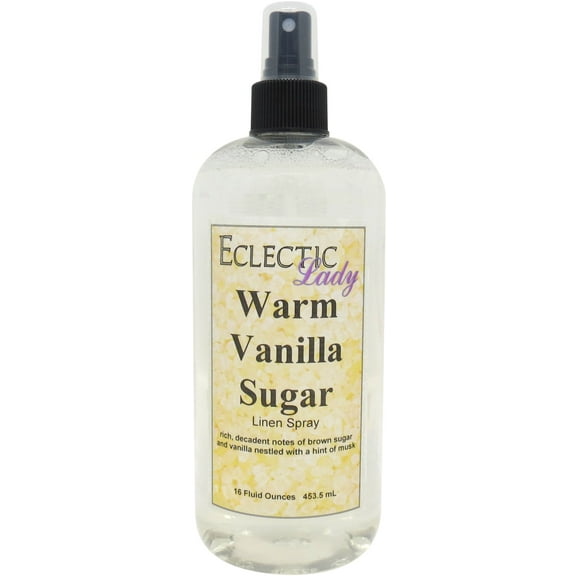 Warm Vanilla Sugar Linen Spray (Double Strength), 16 ounces