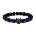thumbnail image 3 of FcBaudy Bracelet Jonc pour Femmes, Cadeaux pour Femmes Bracelet en Pierre Volcanique Oeil Naturel Léopard Incrusté de Zircon Bracelet d'Anxiété pour Hommes Bracelet Hommes Bracelet, 3 of 6