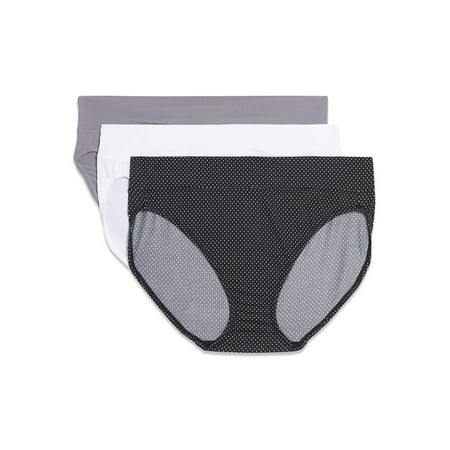 

Warners® Blissful Benefits Dig-Free Comfort Waistband Microfiber Hi-Cut 3-Pack 5138W