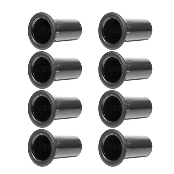 SEWOART 8Pcs Plastic Woofer Box Port Tube Black Speaker Hole for Improved Bass Response
