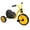 Yellow, variant on Kaplan Early Learning Company Smooth Rider Lowrider Trike - Red/Silver