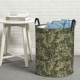 thumbnail image 5 of Goofa Green Snake Skin Printed Circular Hamper,Laundry Basket with Handles,Storage Baskets Foldable,Large Capacity Laundry Hamper-Medium, 5 of 8