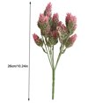 thumbnail image 2 of Bearachild Simulación de hierba de cono de pino artificial, hierba de piña, decoración de plantas falsas de seda para fiesta de boda en casa, Plantas Artificiales Rosa roja Bearachild HA7212-04B, 2 of 6