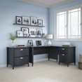 thumbnail image 2 of Kathy Ireland by Bush Connecticut 2 Piece Office Set in Black, 2 of 9