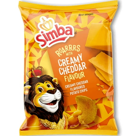 Simba Creamy Cheddar Flavor Potato Chips 120g