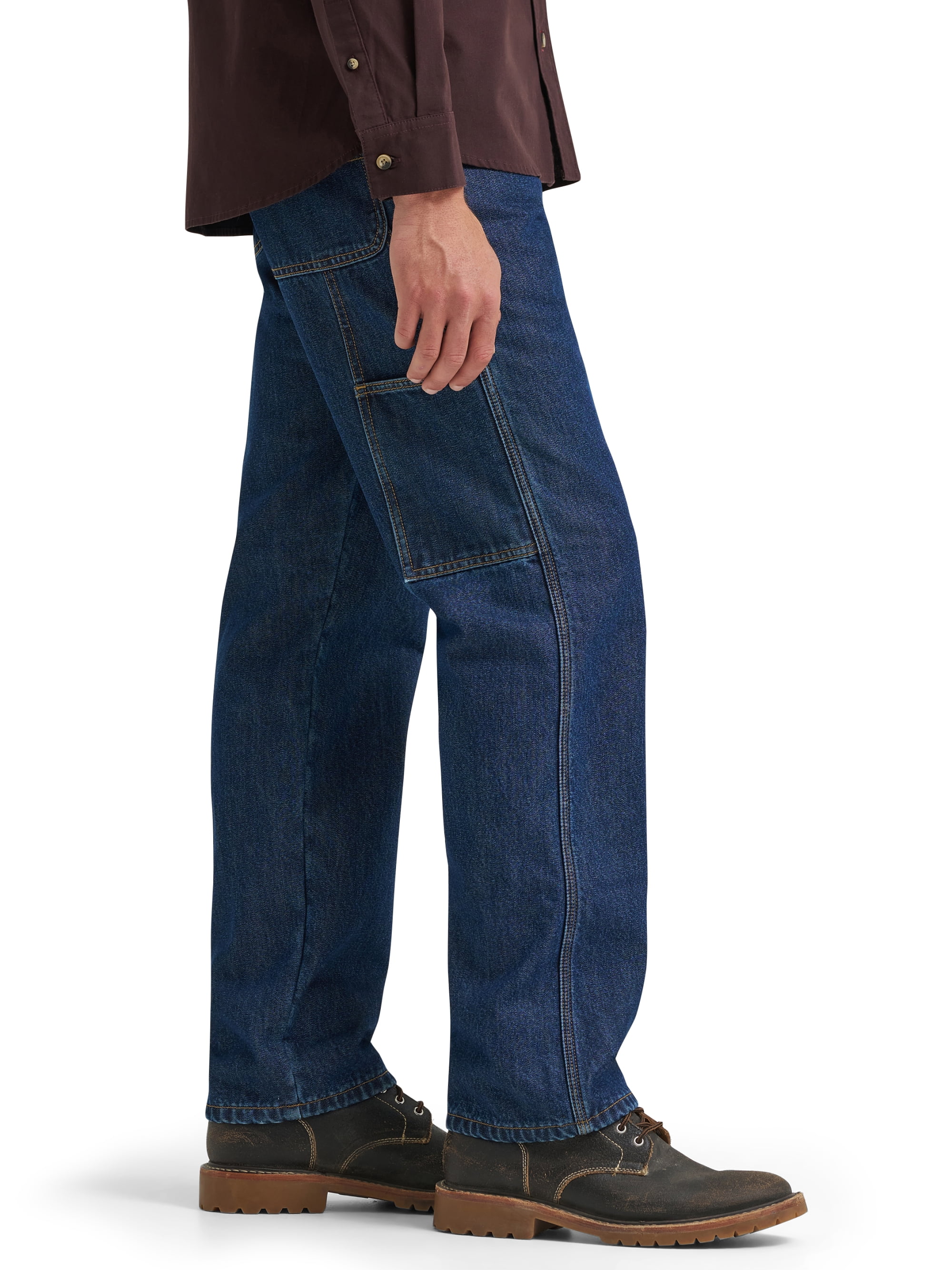 Wrangler Men's and Big Men's Relaxed Fit Fleece Lined Cargo Pant 29X30-48X30