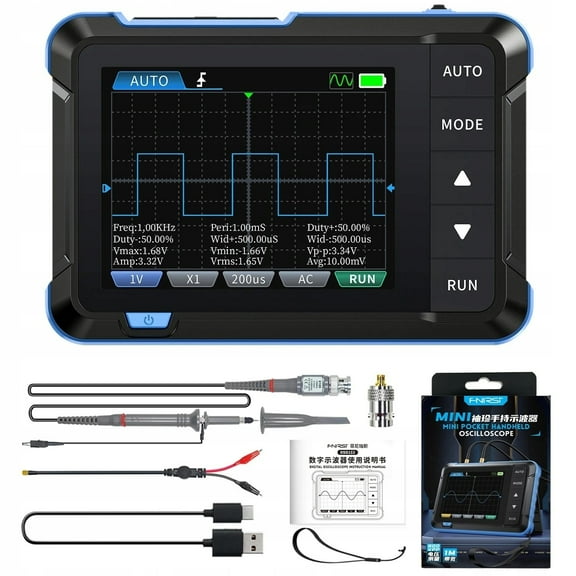 DSO153 Digital Oscilloscope 2 in 1 Multi-function Portable Mini Signal Generator 1M Bandwidth