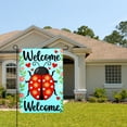 thumbnail image 2 of Amhnf Welcome Ladybug Garden Flag For Home Outdoor Garden Yard Decor 12x18 inch, 2 of 5