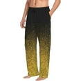 thumbnail image 2 of Junzan Men'S Pajama Pants Gold Glitter Gradient Sleepwear Pants Pj Bottoms Drawstring And Pockets, 2 of 9